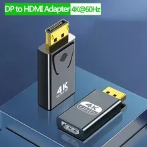 DisplayPort vers HDMI, DP mâle vers HDMI femelle 4K 60Hz