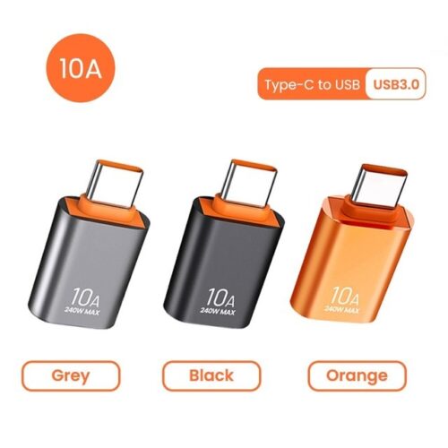 Adaptateur OTG USB 3.0 10A USB A vers Type C