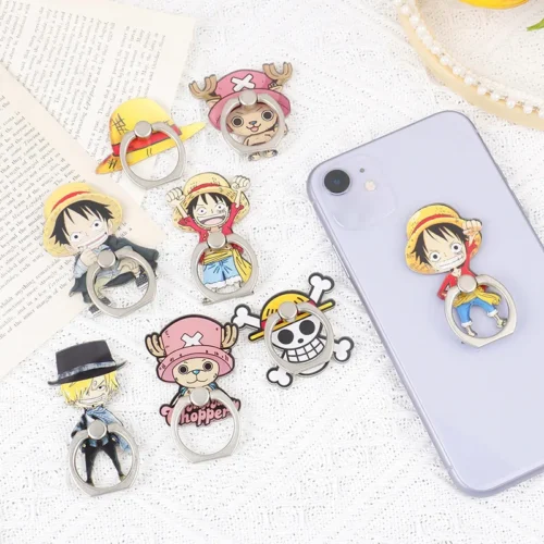 Anneau de support de téléphone portable Anime One Piece Luffy
